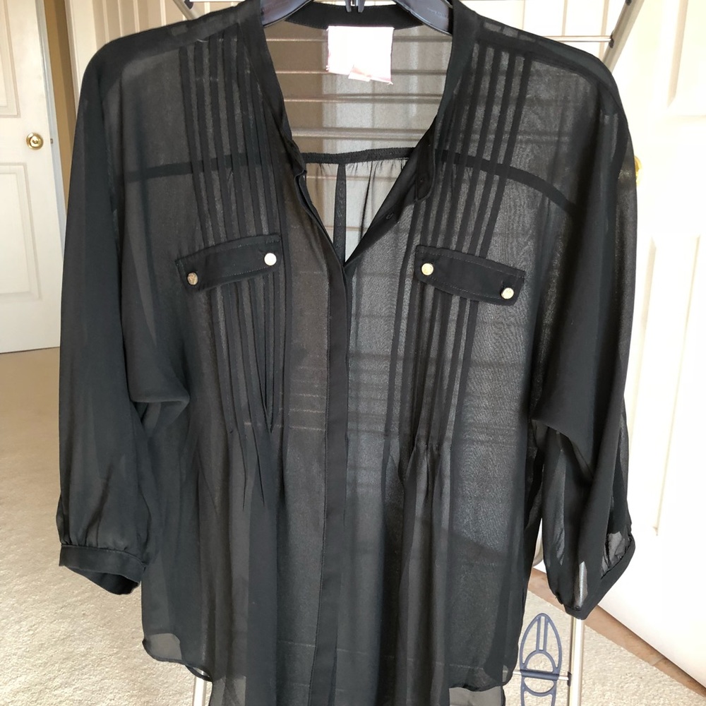 Flowy sheer top, Small